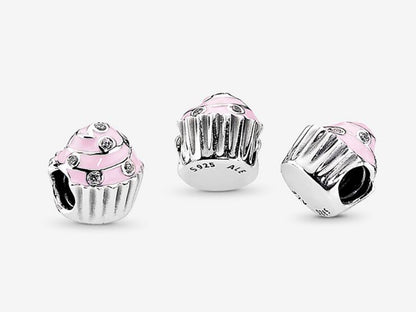 Pink Cupcake Charm
