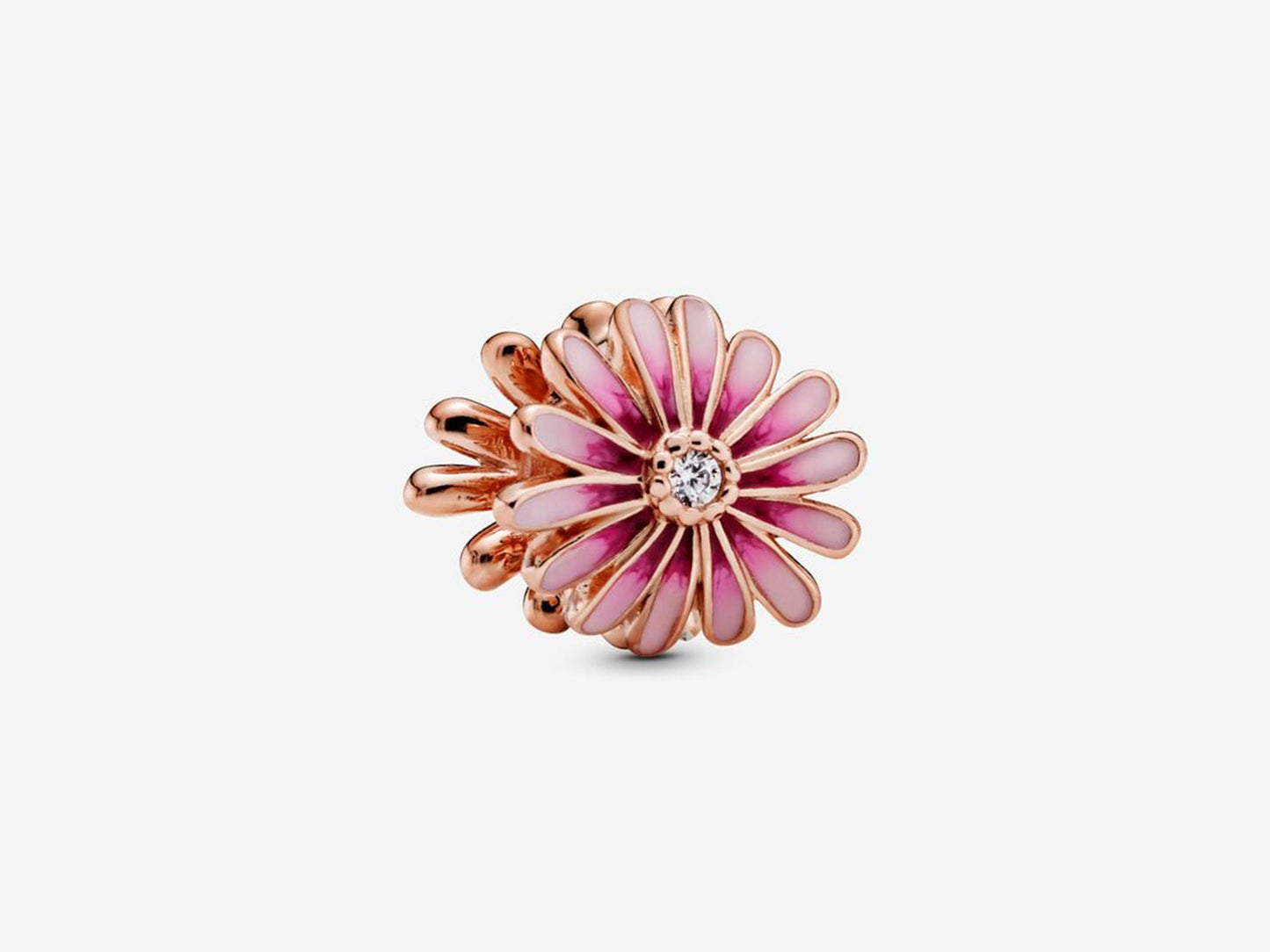 Pink Daisy Flower Charm