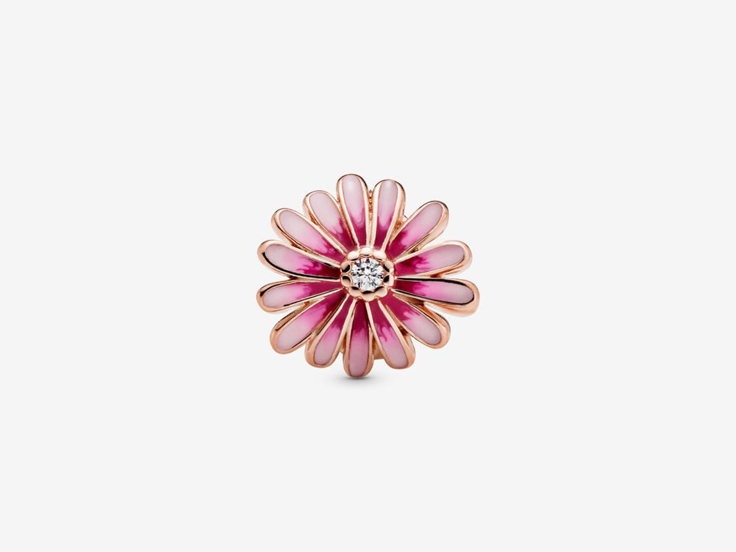 Pink Daisy Flower Charm