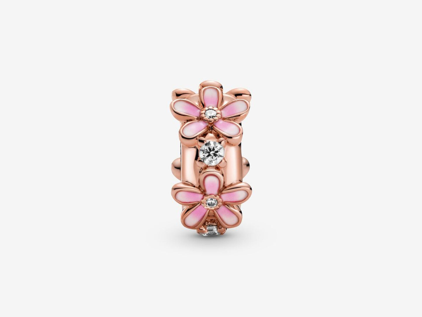 Pink Daisy Clip Charm