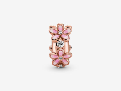 Pink Daisy Clip Charm