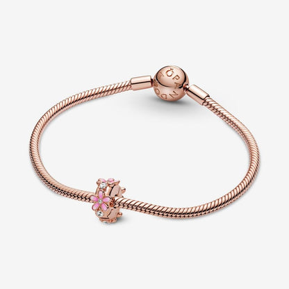 Pink Daisy Clip Charm