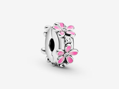 Pink Daisy Clip Charm