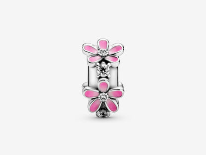 Pink Daisy Clip Charm