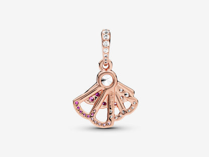 Pink Fan-Shaped Charm