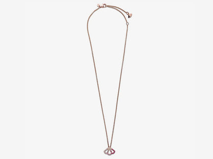 Pink Fan Choker Necklace