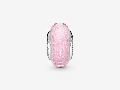 Pink Glass Dangle Charm