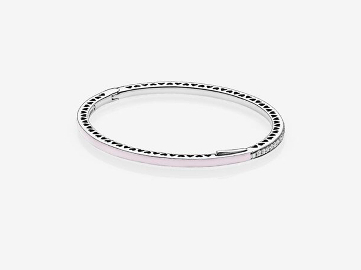 Pink Heart Charm Bracelet