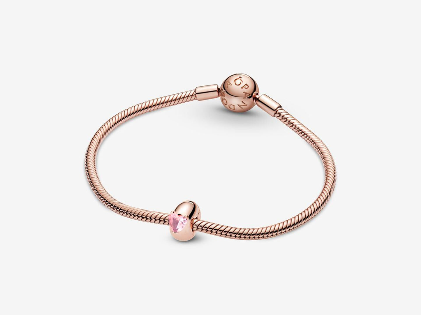 Pink Heart Clip Charm