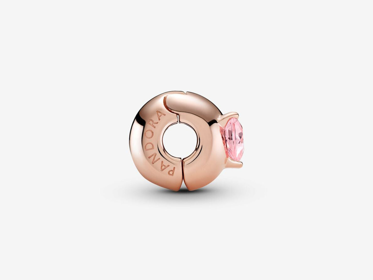Pink Heart Clip Charm