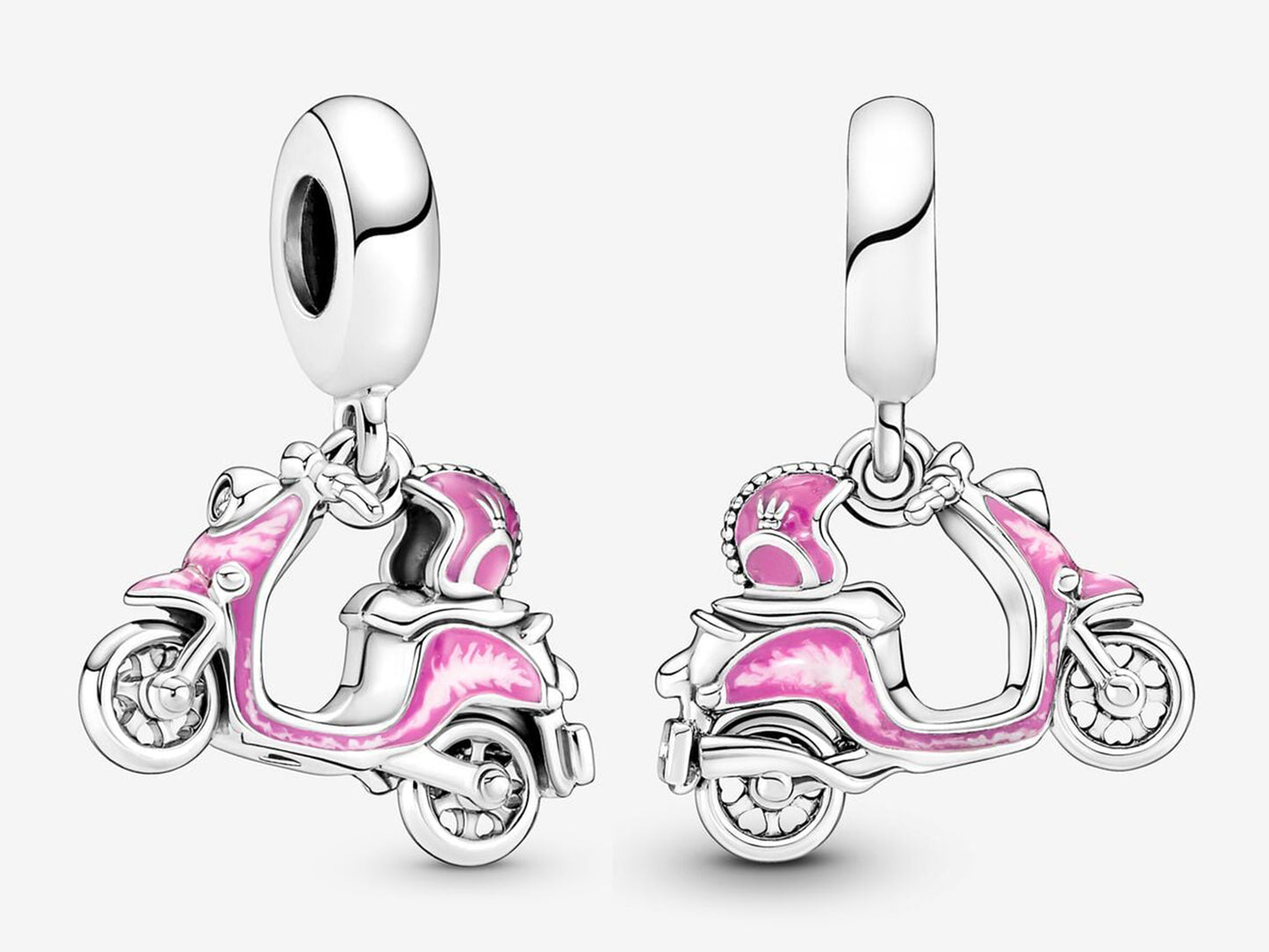 Pink Scooter Dangle Charm