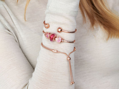 Pink Murano Glass Charm