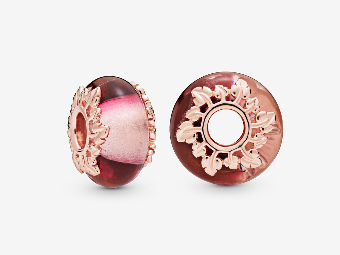 Pink Murano Glass Charm