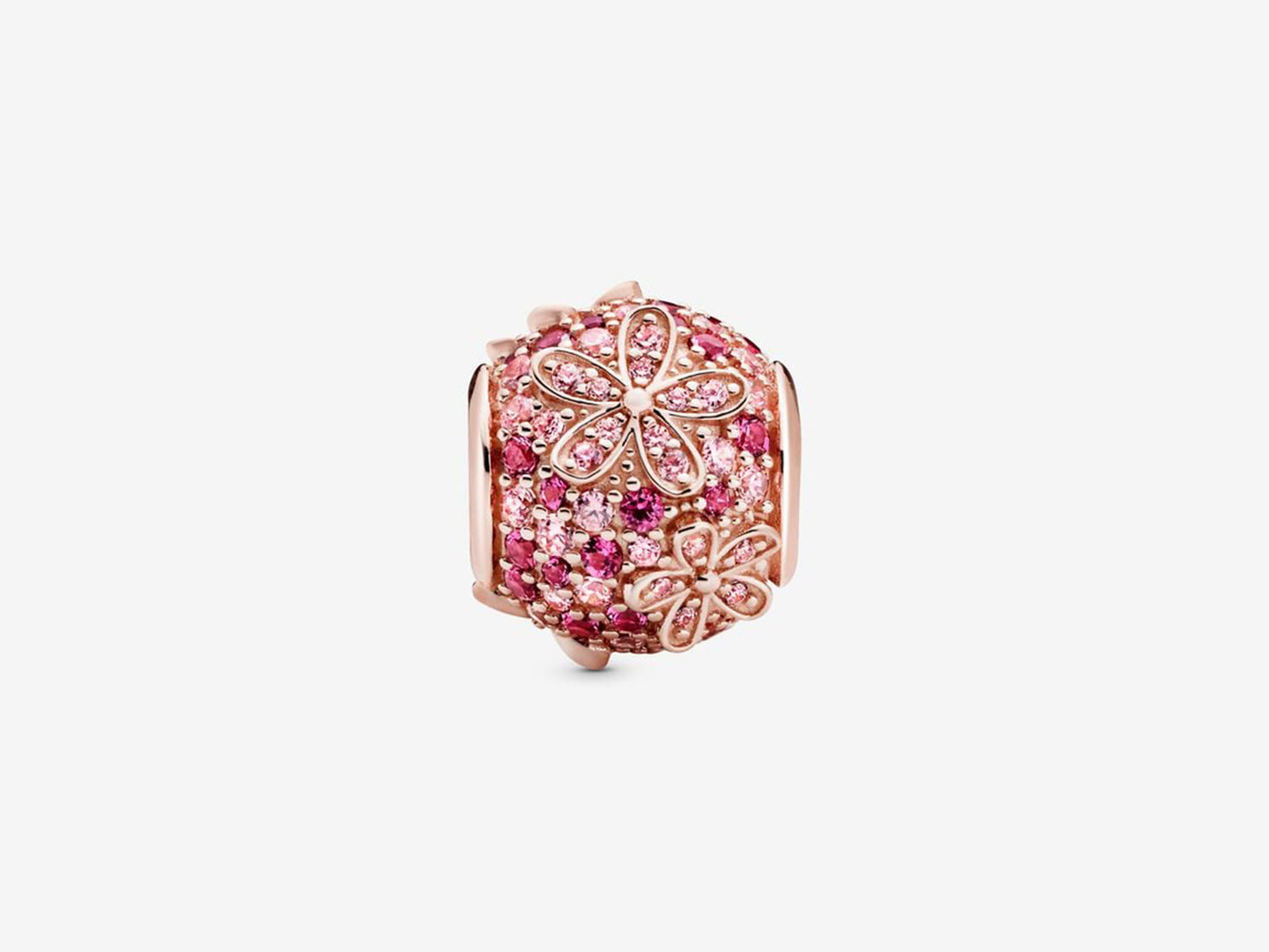 Pink Pavé Daisy Charm