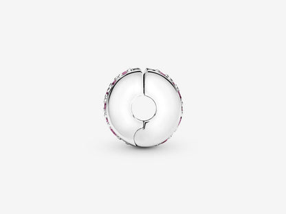Pink Pavé Clip Charm
