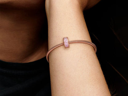 Pink Pavé Clip Charm