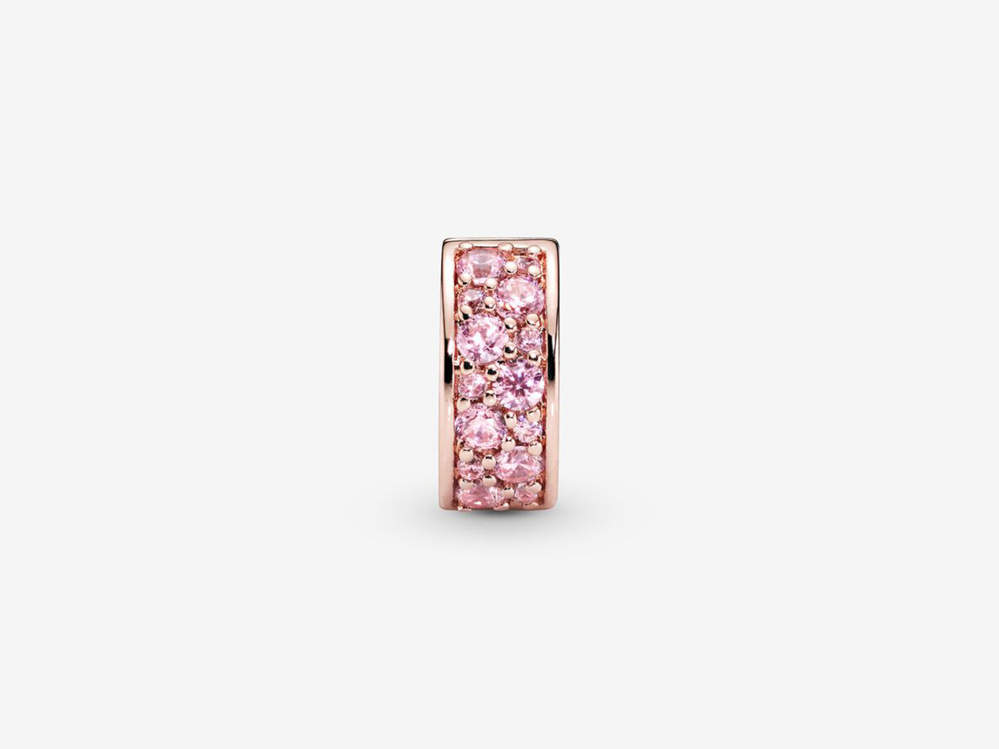 Pink Pavé Clip Charm