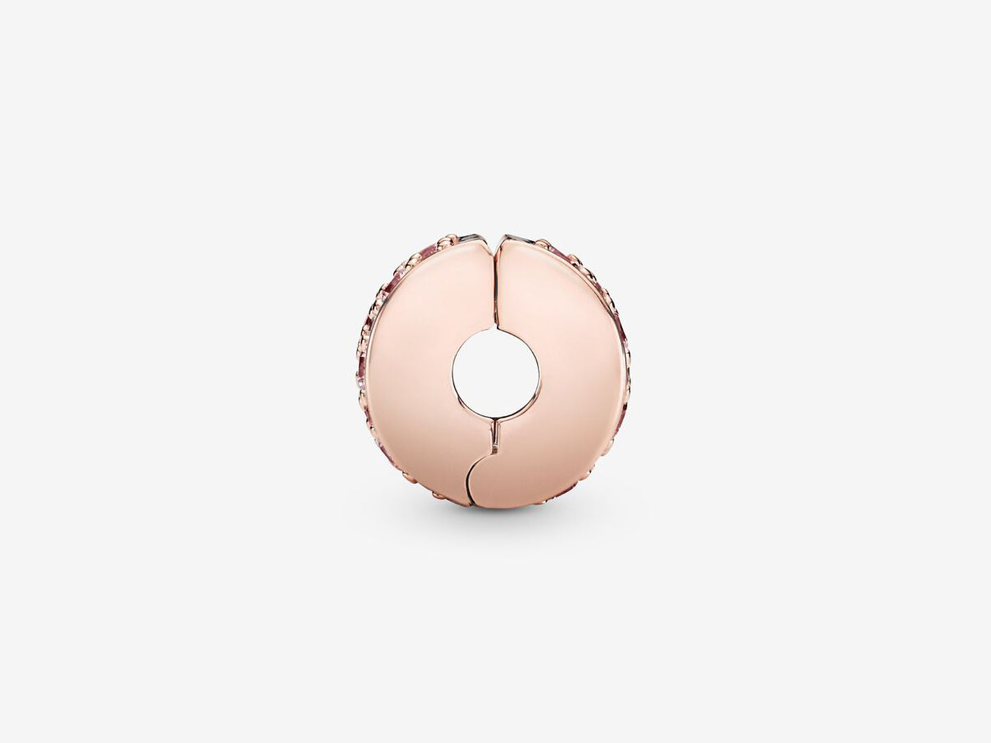 Pink Pavé Clip Charm
