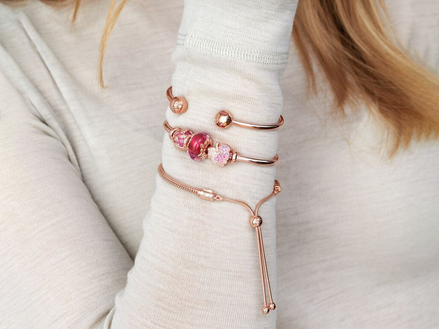 Pink Petal Charm