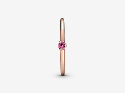 Pink Radiance Single Stone Ring