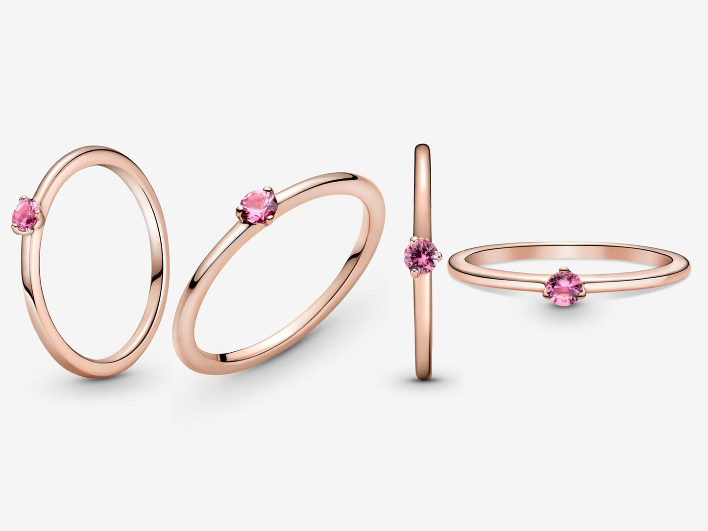 Pink Radiance Single Stone Ring
