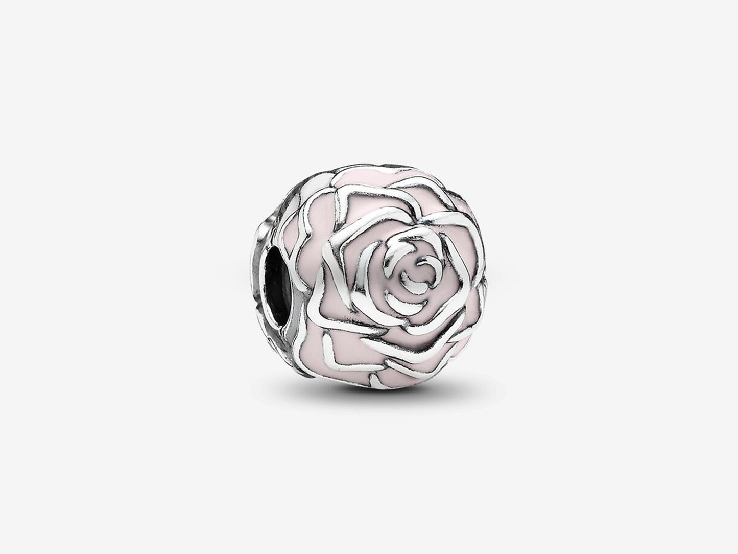 Pink Rose Garden Clip Charm