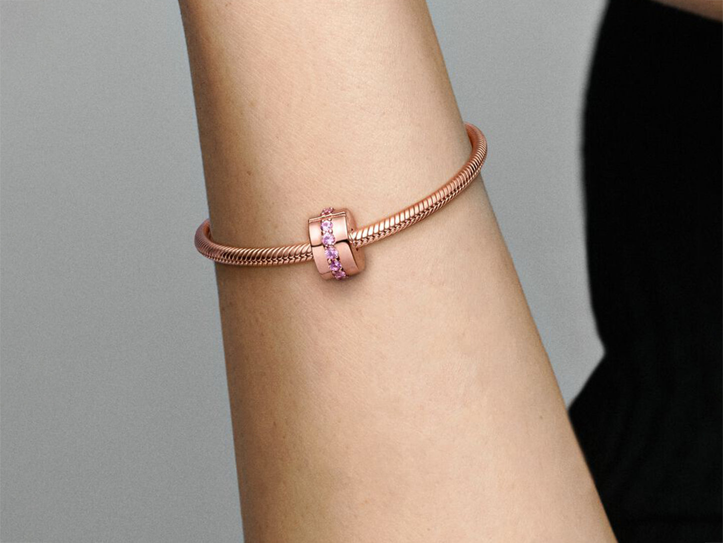 Pink Sparkle Clip Charm