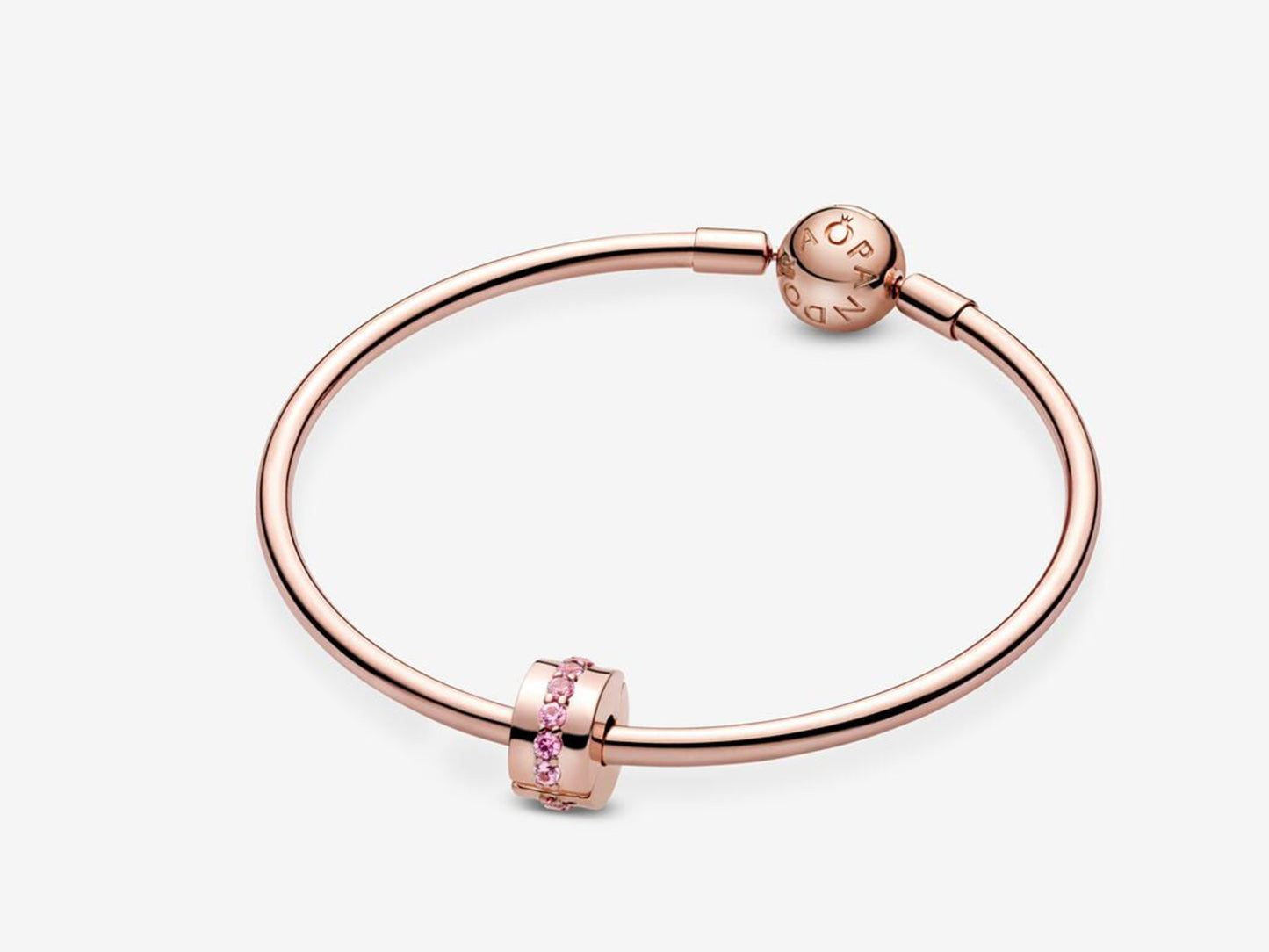 Pink Sparkle Clip Charm