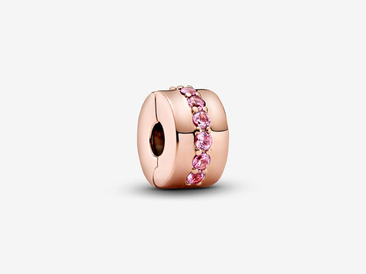 Pink Sparkle Clip Charm