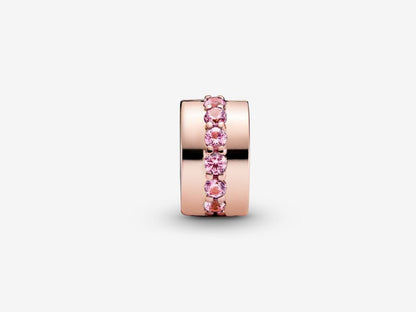 Pink Sparkle Clip Charm