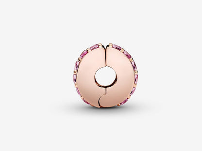 Pink Sparkle Clip Charm