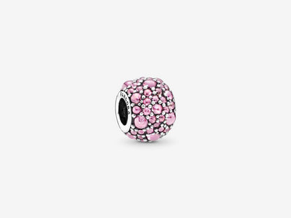Pink Sparkling Droplet Charm