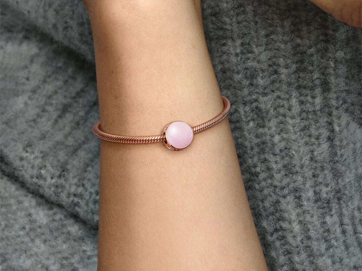 Pink Spiral Elegance Charm