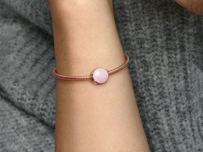 Pink Spiral Elegance Charm