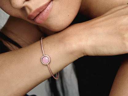 Pink Swirl Bangle