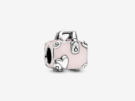 Pink Travel Bag Charm