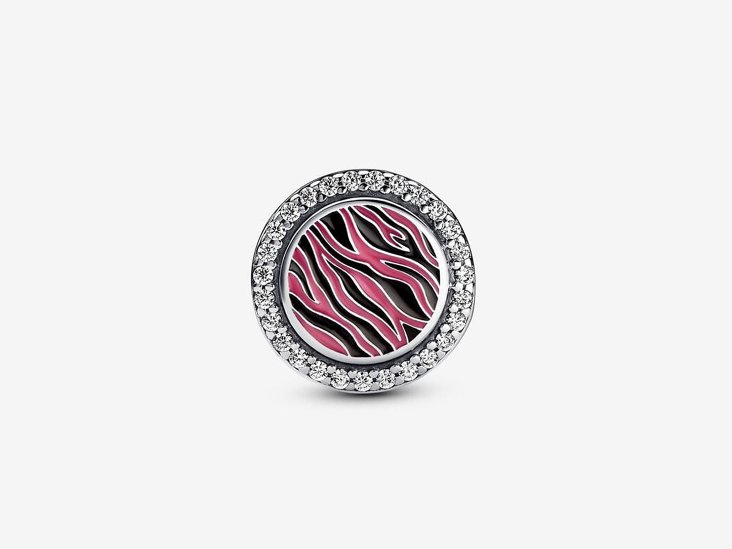 Pink Zebra Charm