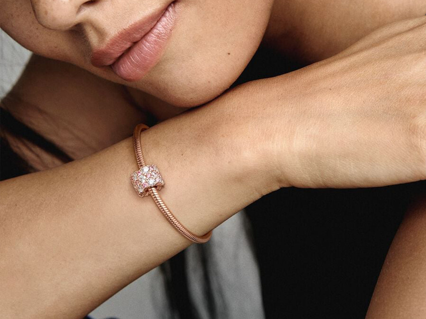 Pink & Clear Sparkle Charm