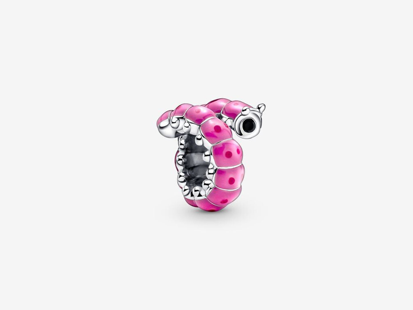 Cute Curled Caterpillar Charm