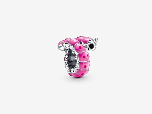 Cute Curled Caterpillar Charm