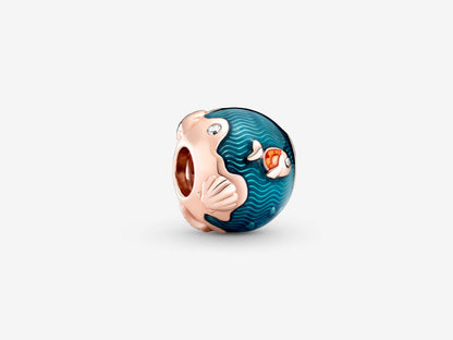 Playful Fish & Waves Charm