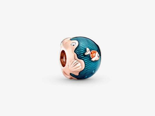 Playful Fish & Waves Charm