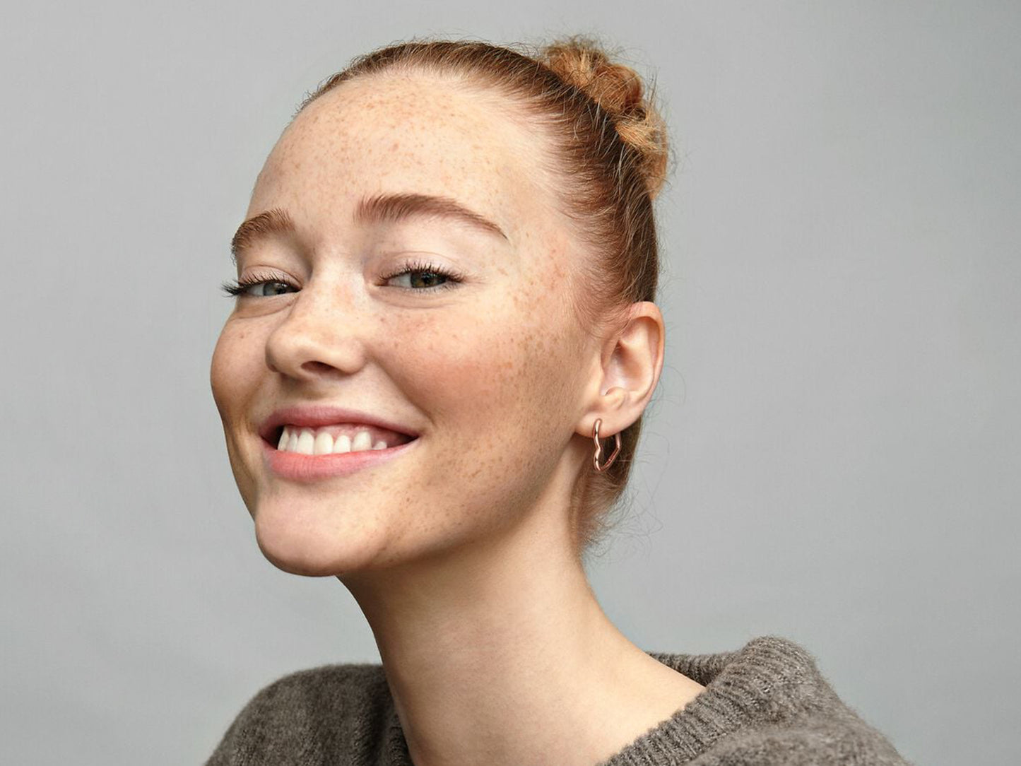Asymmetrical Heart Hoop Earrings