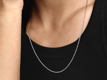 Polished Bead Necklace