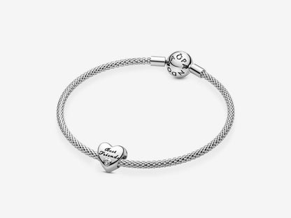 Polished "Best Friends" Charm
