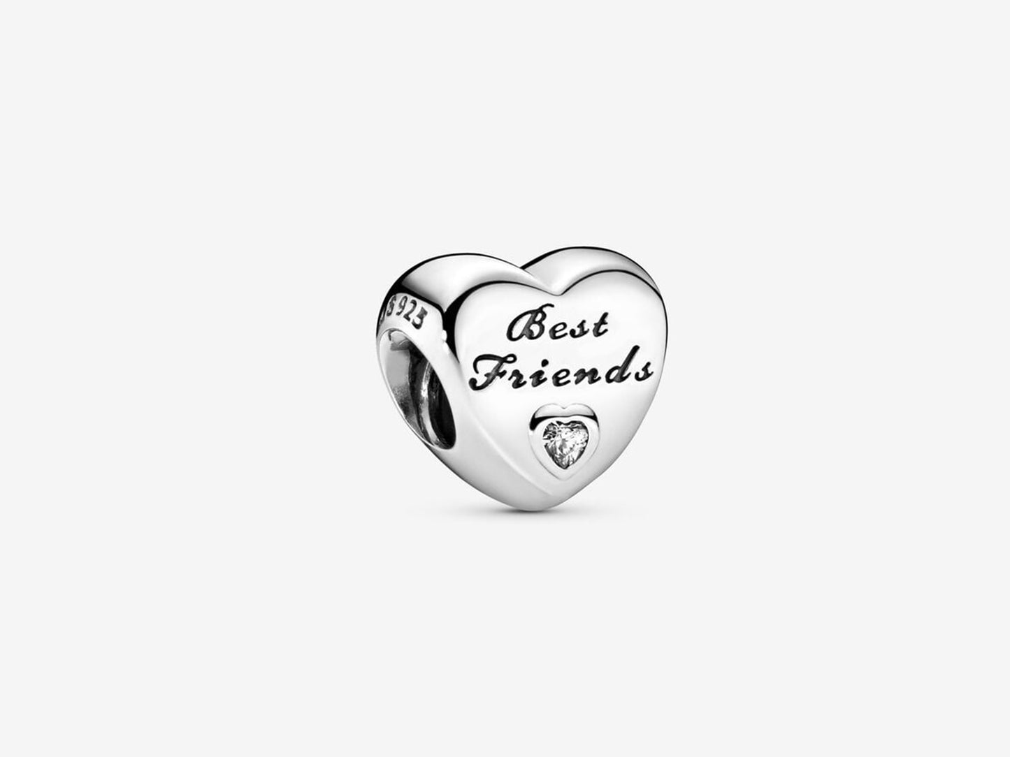 Polished "Best Friends" Charm