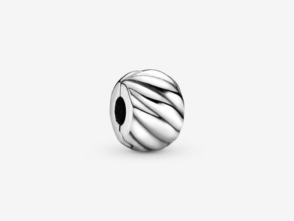 Polished Feathered Clip Charm