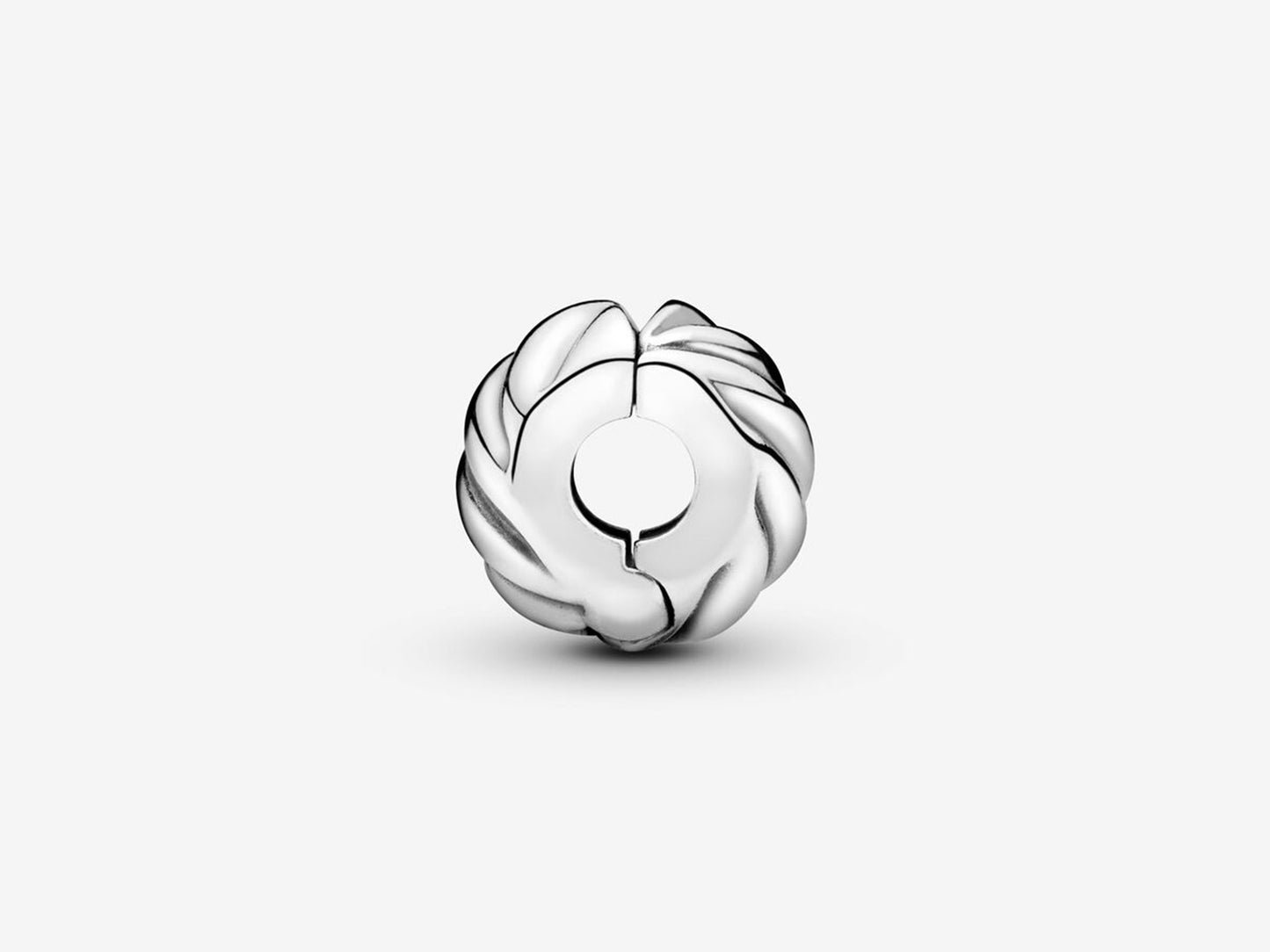 Polished Feathered Clip Charm