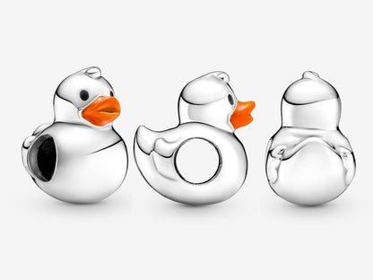 Polished Rubber Duck Charm
