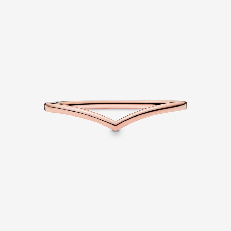 Polished Wishbone Ring
